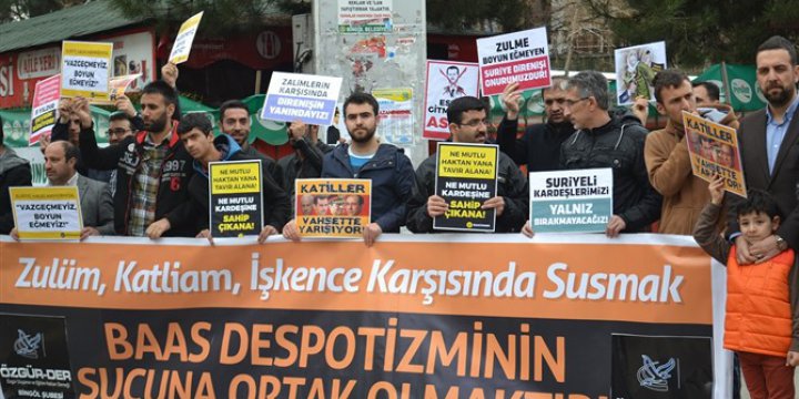 6. Yılına Giren Suriye Direnişi Bingöl’de Selamlandı