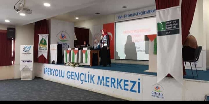 Van’da hanımlardan Kudüs programı