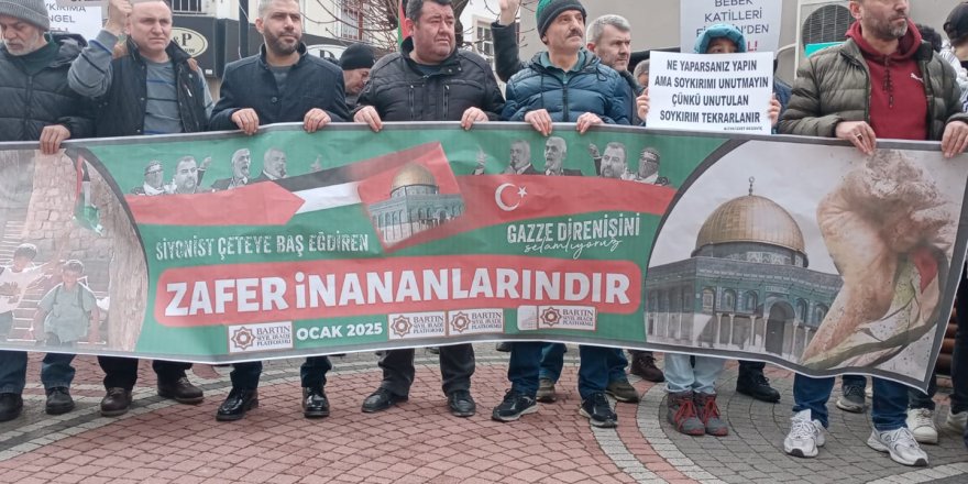 Gazze direnişi Bartın’da selamlandı!
