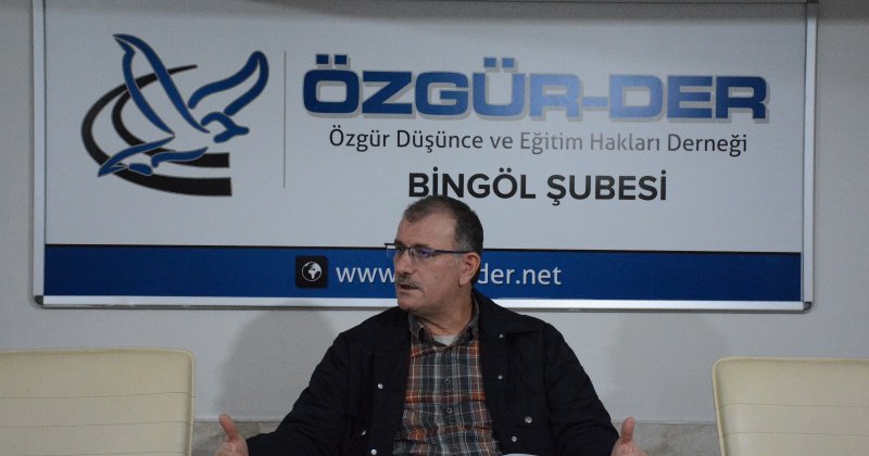 Bingöl Özgür-Der'de “Yorumlanmış Bir Dünyayı Anlamlandırmak” semineri gerçekleştirildi