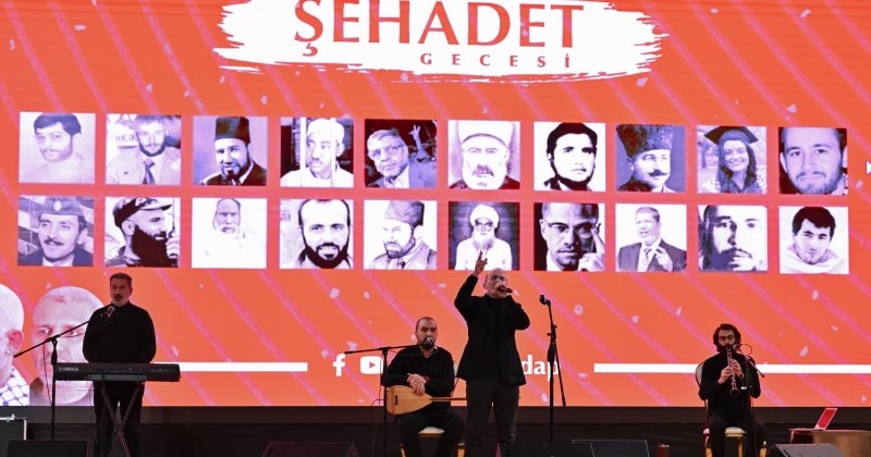 Ankara'da "Direniş, Şehadet, Gazze" temalı Şehitler Gecesi düzenlendi