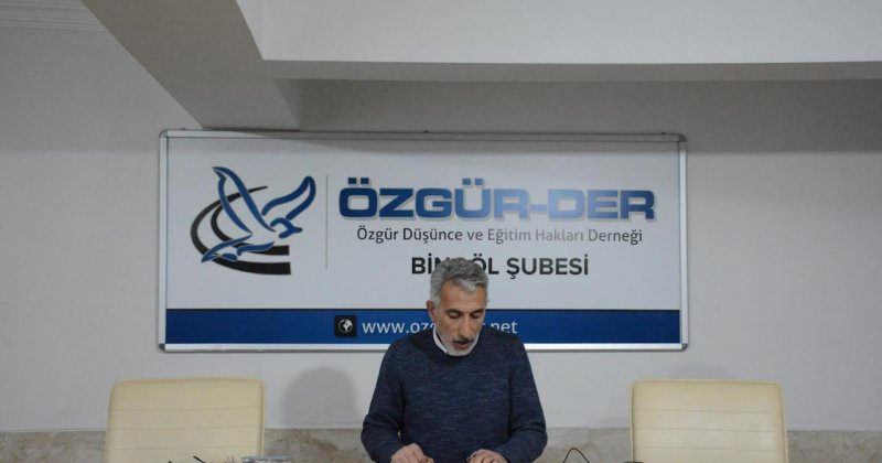 Özgür-Der Bingöl'de “Cemaat Olmanın Zorunluluğu” konuşuldu