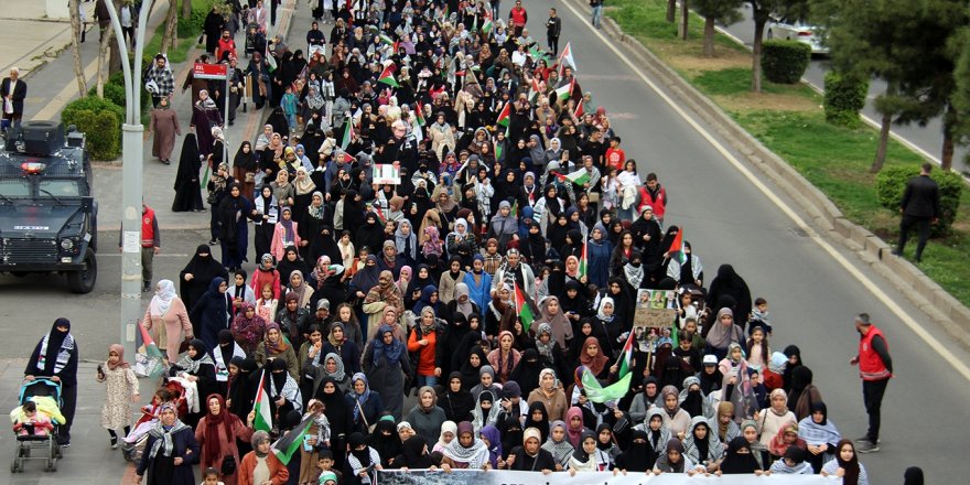 Diyarbakır ayakta: Filistin'i savunmak, insanlığı savunmaktır!
