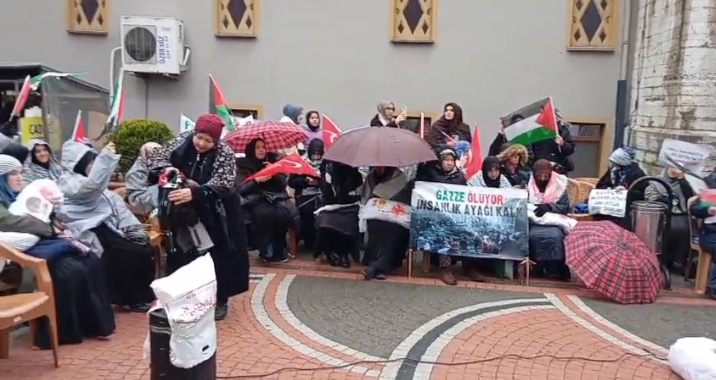 Bartın’da Siyonist çetenin katliamları protesto edildi