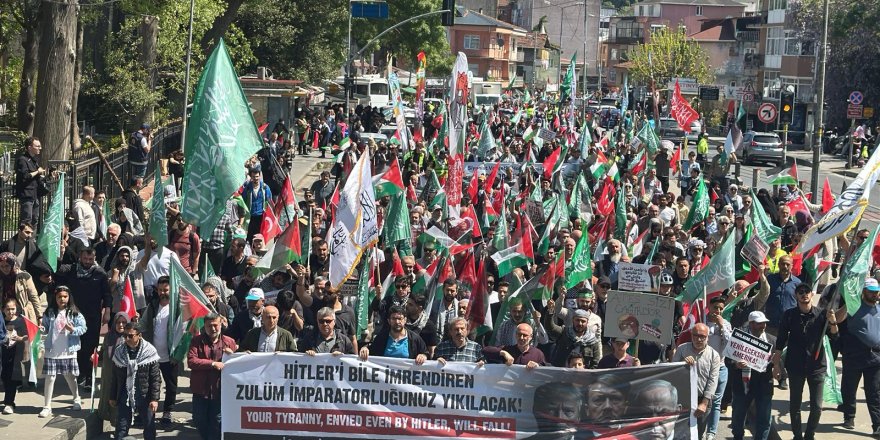 Binler, işgalin hamisi ABD konsolosluğuna yürüdü: Katil ABD Ortadoğudan defol!