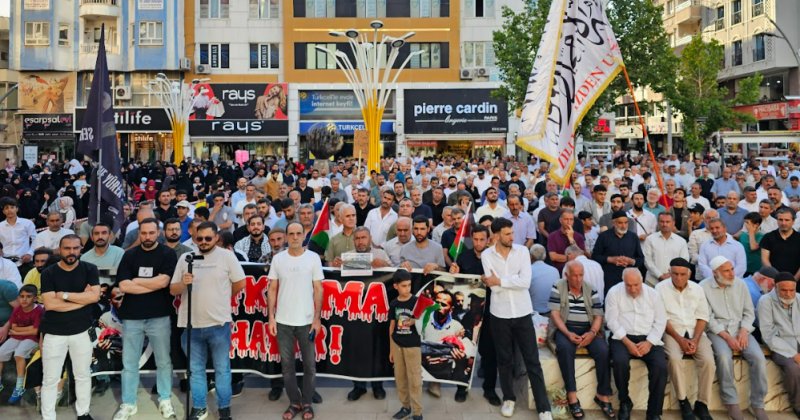 Batman'da Gazze ve Mavi Marmara eylemi yapıldı