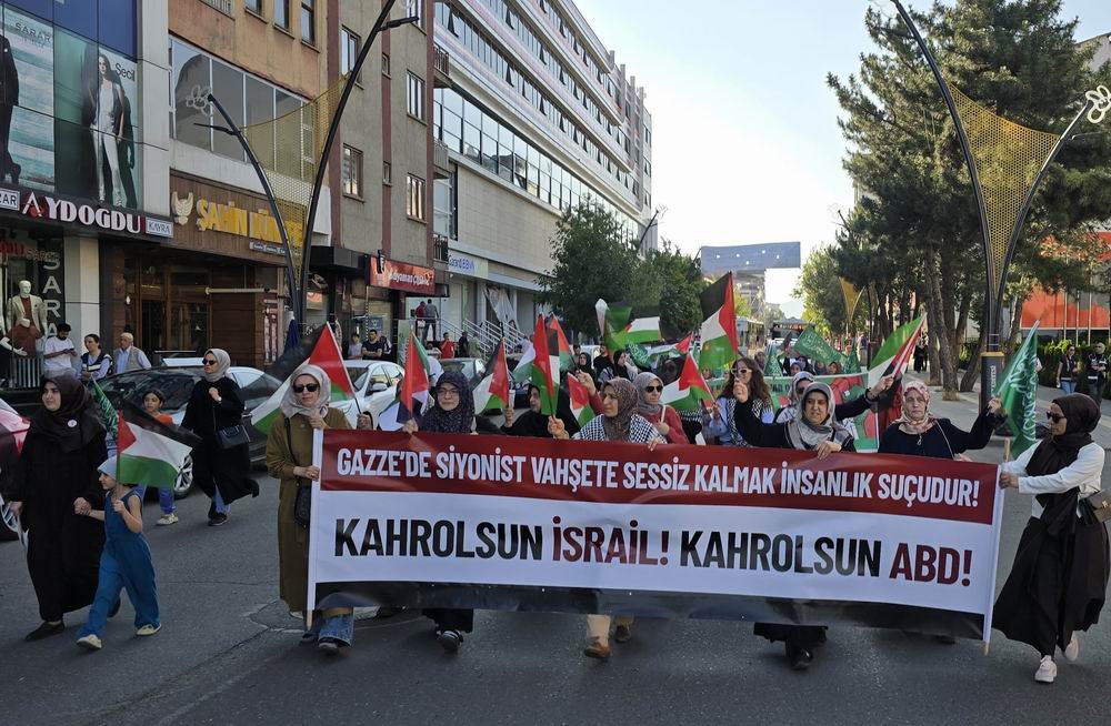 Bingöllü kadınlardan Küresel Gazze Yürüyüşü