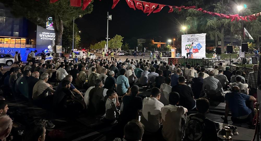 Bursa’da Gazze’ye destek eylemi