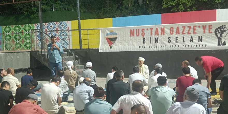 Muş’ta Gazze etkinlikleri devam ediyor