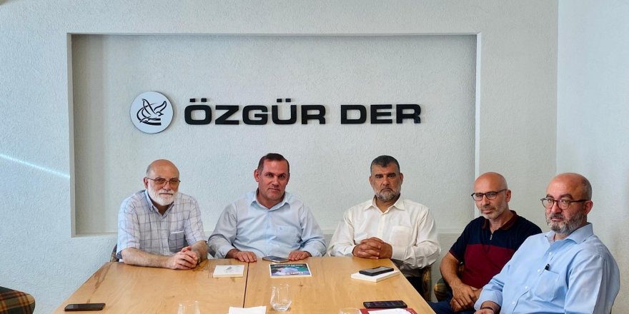 Irak Kürdistan’ında İslami faaliyetlerde bulunan Runaki Derneğinden Özgür-Der’e ziyaret