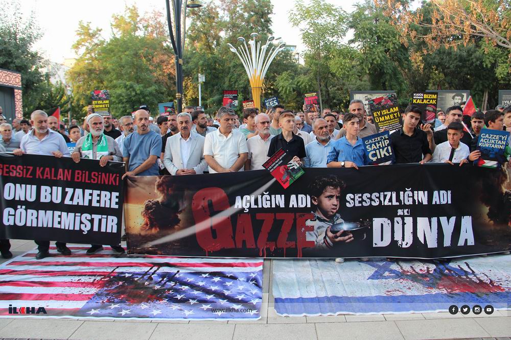 Batman’da Gazze için “Sessiz Çığlık” eylemi