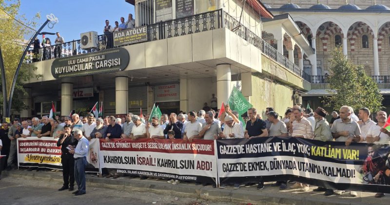 Bingöl'de Sumud Filosu’na destek programı düzenlendi