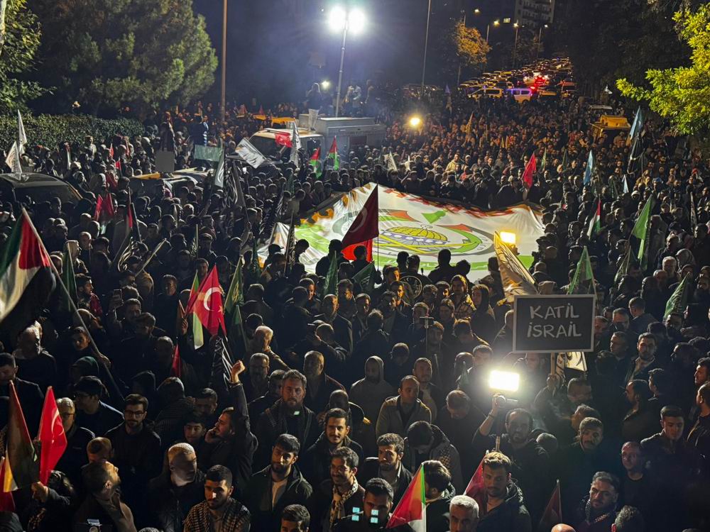 Ankara’da Siyonistlerin Sumud Filosu’na yönelik saldırıları lanetlendi