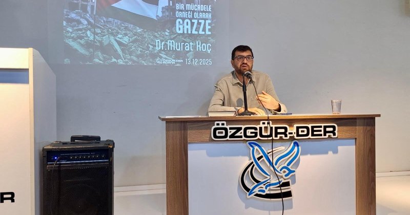 Özgür-Der Adana’da Gazze gündemi: “Gazze, ümmete unuttuğu dersleri hatırlattı”