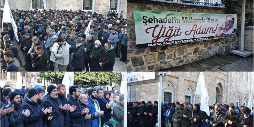 Bursa’da Ebu Ubeyde ve şehitler için gıyabi cenaze namazı