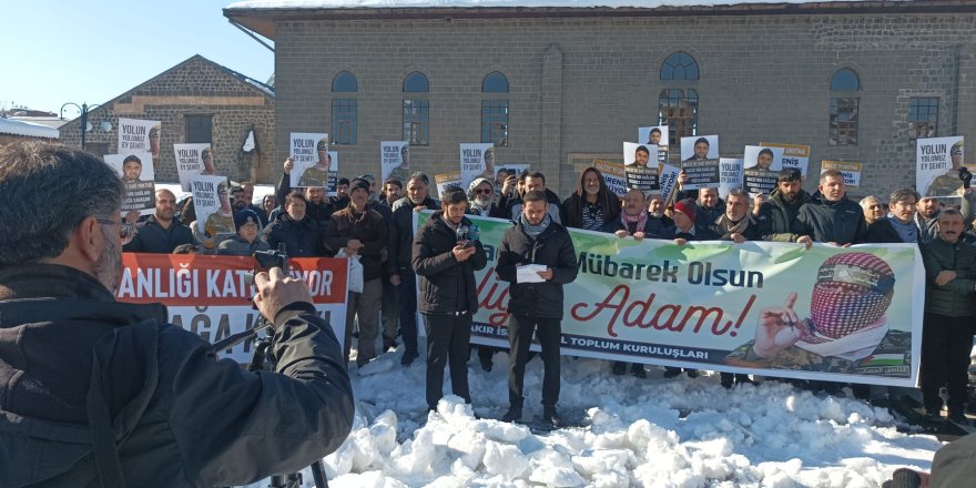 Diyarbakır’da şehid Ebu Ubeyde için gıyabi cenaze namazı kılındı