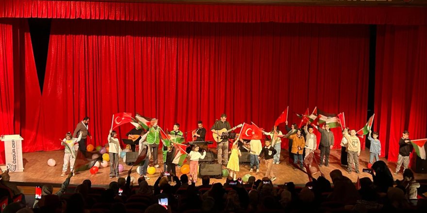 Amasya’da direnişin sesi yükseldi: "Ezgiler ve şiirler Gazze için"