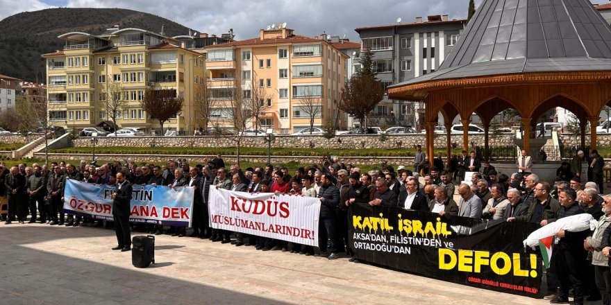 Amasya GÖK-BİR’den Siyonist zulme tepki