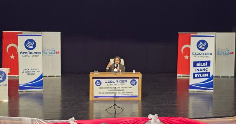 Batman’da "Modern Dünyada Müslümanca Yaşamak" konusu ele alındı