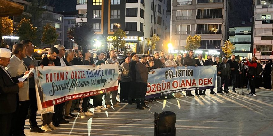 Amasya’dan Sumud Filosuna selam: "Bu korsanlığı kabul etmiyoruz!"
