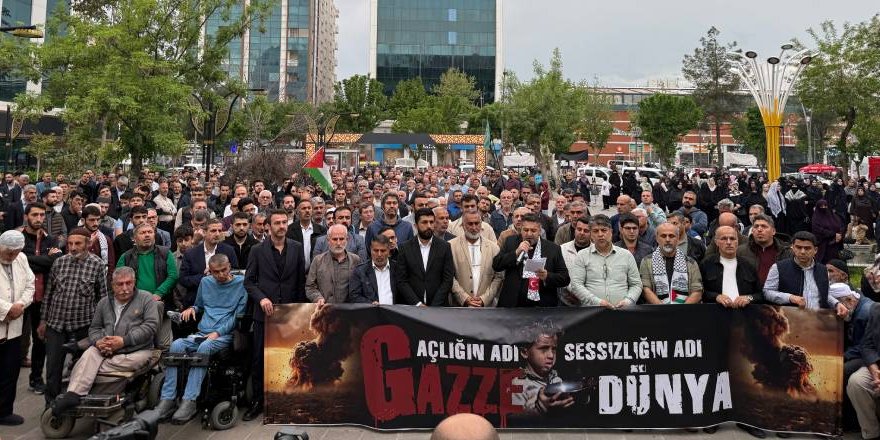 İsrail’in geçekleştirdiği korsanlık Batman'da protesto edildi