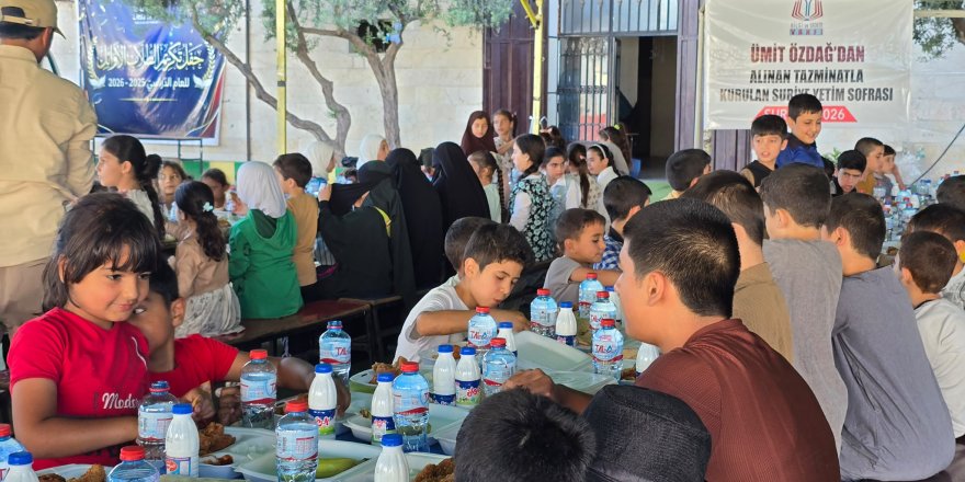 Ümit Özdağ’ın tazminat cezası Suriye'de yetimlere sofra oldu